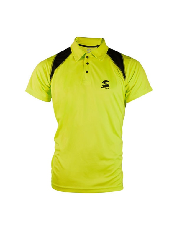 Polo Padel Soft ee Reflex Yellow Fluor Black |SOFTEE |Paddle polo shirts