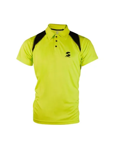 Polo Padel Softee Reflex Yellow Fluor Black |SOFTEE |Paddle polo shirts