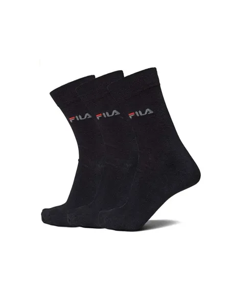 Pack 3 Calcetines Fila F9630 200 Black |FILA |Calcetines de pádel