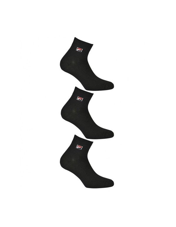 Pack 3 Chaussettes Fila F9303-200 Black |FILA |Chaussettes de pagaie