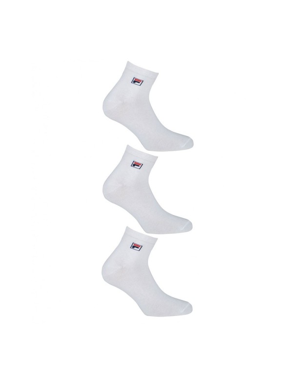 Pack 3 Socks Fila F9303 300 White |FILA |Paddle socks
