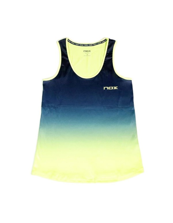 Canotta da donna Pro Lime Blue T20mcatiazli |NOX |Abbigliamento da padel NOX