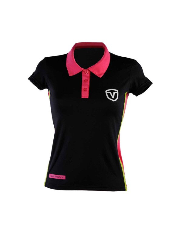 Vairo Columns Polo Black Women |VAIRO |Paddle t-shirts