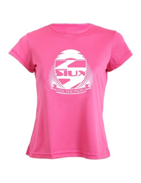 Camiseta de treino feminina Siux fúcsia |SIUX |Roupa padel SIUX