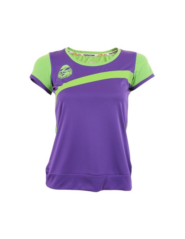 Camiseta Siux Elsa Verde Roxo |SIUX |Roupa padel SIUX