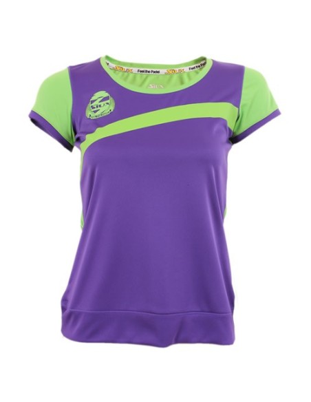 Camiseta Siux Elsa Purpura Verde |SIUX |Ropa de pádel SIUX