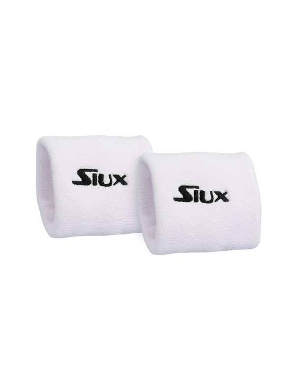 Pack 2 Club Siux White Wristband |SIUX |Wristbands