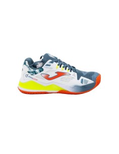 Chaussures Padel Joma Slam 2302 Homme Blanc/Rouge - Sports Raquettes