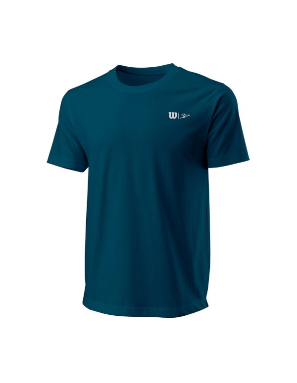 Wilson Bela Itw Tech Tee Wra814601 Maritime B T-shirt |WILSON |Vêtements de padel WILSON