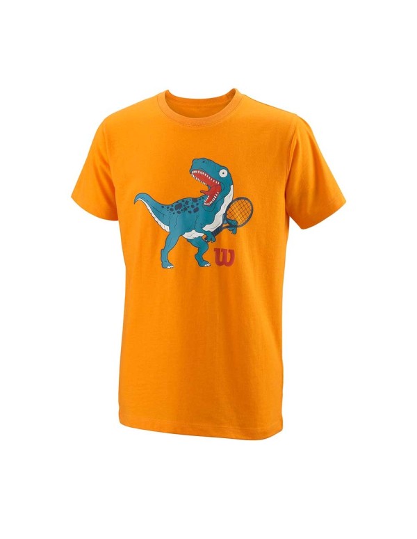 T-shirt tecnica T-Rex da ragazzo Wilson Wra793501 |WILSON |Abbigliamento da padel WILSON
