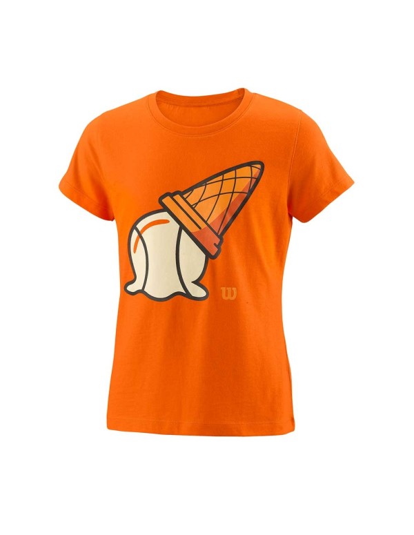 T-shirt technique à cône inversé Wilson pour fille Wra793701 |WILSON |Vêtements de padel WILSON