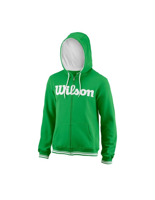Felpa con zip intera Wilson Team Script Wra765902 |WILSON |Abbigliamento da padel WILSON