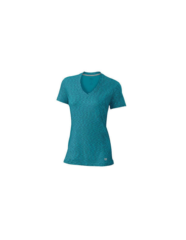 T-shirt haut à mancherons strié Wilson Wra727405 |WILSON |Vêtements de padel WILSON