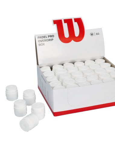 Wilson Pro Overgrip Padel Overgrip Box 60pk Wh Wr8416304001 |WILSON |Overgrips