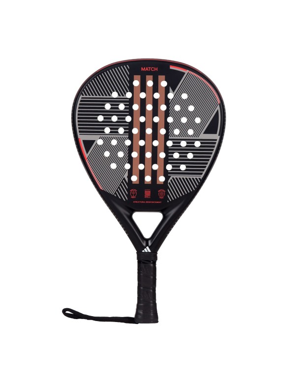 Pala Adidas Match 3.3 Black/Red Adrk5ga0u0012f |ADIDAS |Padel tennis