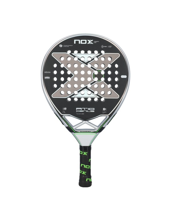 Pala Nox At10 Genius 12k Di Agustin Tapia |NOX |Racchette da padel NOX