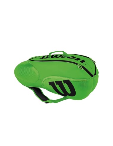 Bolsa para raquete Wilson Mini Vancouver 6pk verde preto Wrz645706 |WILSON |Sacos de padel