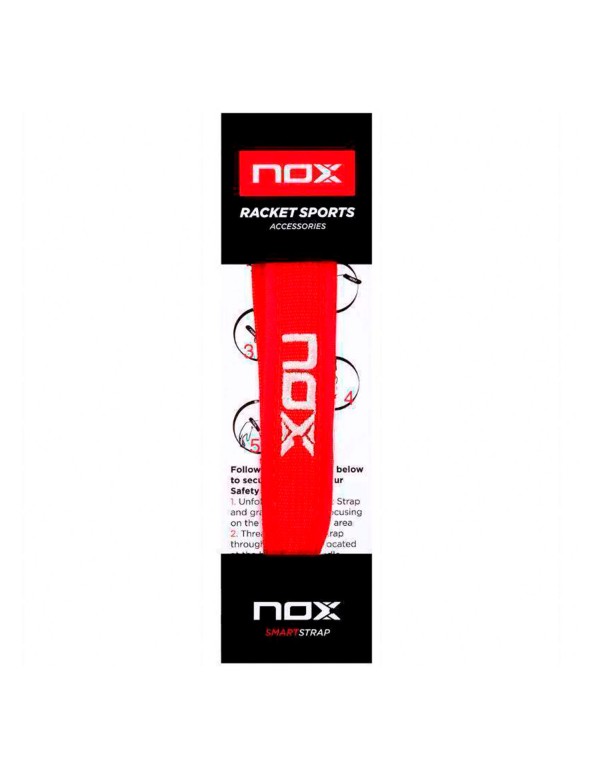 Cord Nox Smartstrap Luxo Vermelho Branco Logotipo |NOX |Classificação pendente