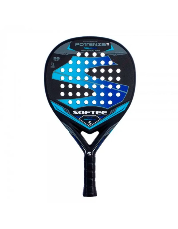 Soft ee Potenza Rainbow Blue Racquet A000326 |SOFTEE |SOFTEE padel tennis