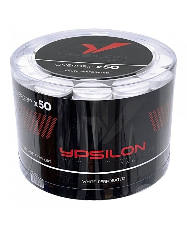 Overgrip Drum 50 Ypsilon Comfort / Perforato Bianco Misto