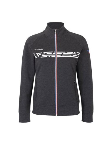 Tecnifibre Knit Jacket Black Women |TECNIFIBRE |TECNIFIBRE padel clothing