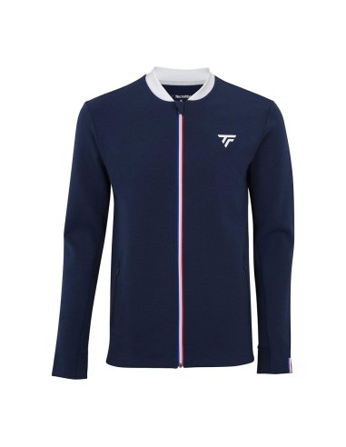 Giacca in pile Tecnifibre Blu Navy |TECNIFIBRE |Abbigliamento da padel TECNIFIBRE