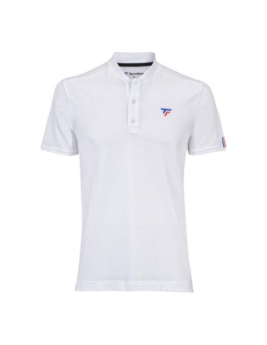 Polo Tecnifibre Piqué Blanc |TECNIFIBRE |Vêtements de padel TECNIFIBRE