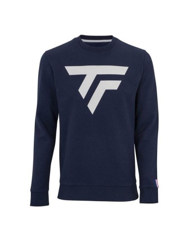 Sweatshirt Tecnifibre Fleece Azul Marinho |TECNIFIBRE |Roupa padel TECNIFIBRE