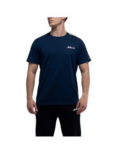 T-shirt Siux in cotone Sesat Navy |SIUX |Abbigliamento da padel TECNIFIBRE