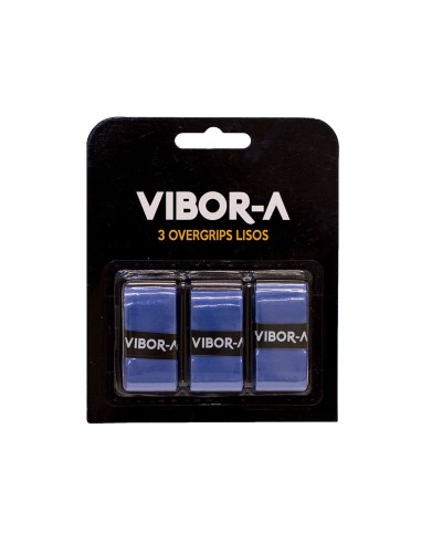 Blister 3 Overgrip Pro Vibor-A Smooth Blu |VIBOR-A |Overgrip