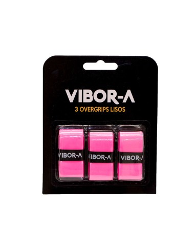 Blister 3 Overgrip Pro Vibor-A Smooth Rosa |VIBOR-A |Overgrip