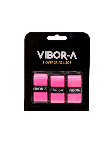 Blister 3 Overgrips Pro Vibor-A Suave Rosa |VIBOR-A |Overgrips