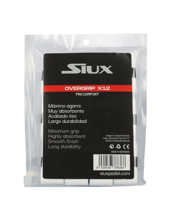 Pro Grip Comfort X12 Bianco |SIUX |Overgrip