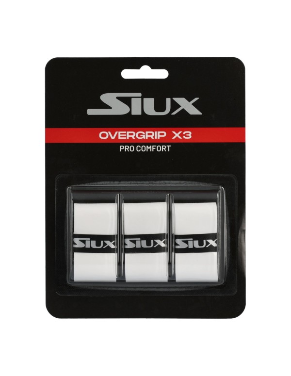 Siux Pro Grip Comfort X3 Bianco |SIUX |Overgrip