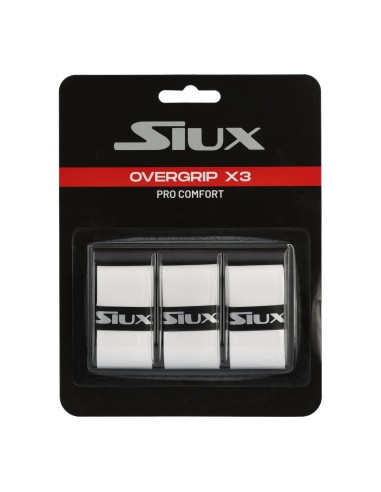 Siux Pro Grip Conforto X3 Branco |SIUX |Overgrips