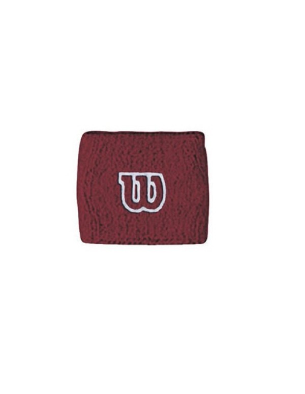 Muñequera Wilson Roja Con Logo Wristband Wr5602900 |WILSON |Muñequeras