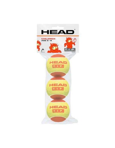 Can of 3 Head Tip Red Balls 578113 |HEAD |Padel balls