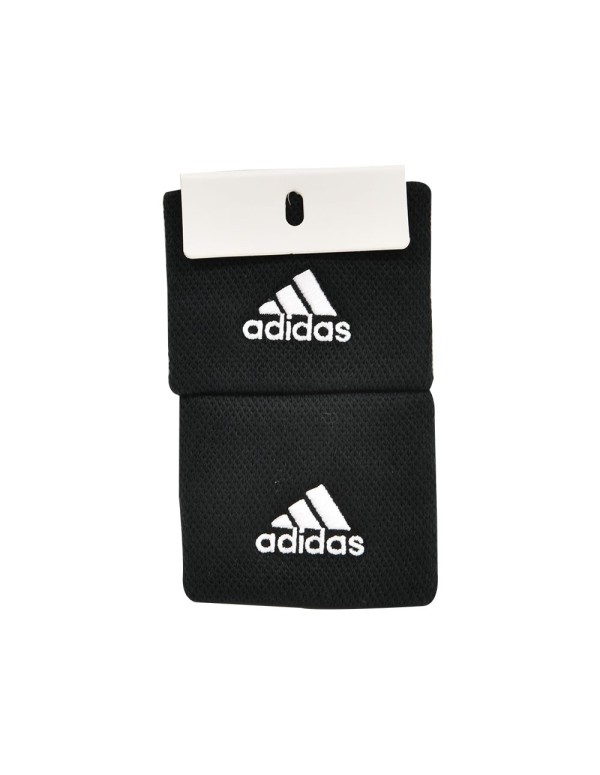 Small Adidas Tennis Wristband Black White |ADIDAS |Wristbands