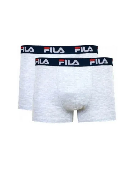 Pack 2 Boxer Fila Blanco Negro Fu5141/2 300 |FILA |Ropa de pádel