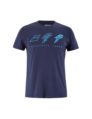 Camiseta de algodão Babolat Drive 4us21441x 4086 |BABOLAT |Roupa de padel BABOLAT