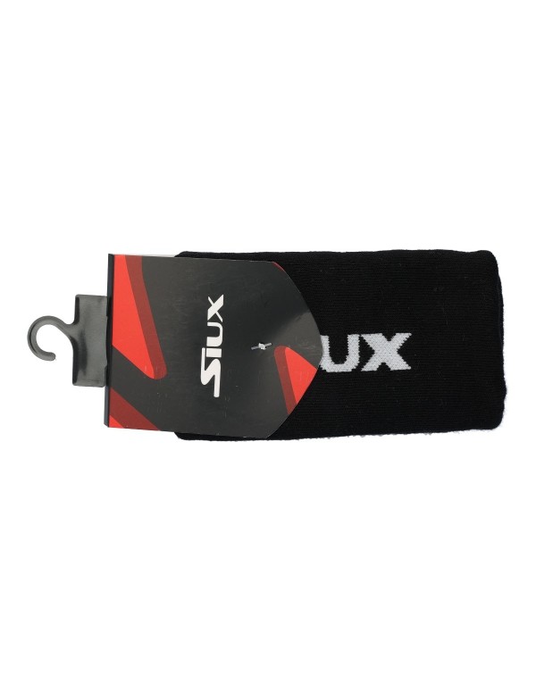 Siux Long Jacquard Cotton Wristband Black |SIUX |Wristbands