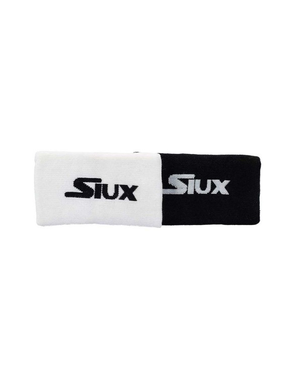 Siux Polsino Lungo Jacquard Cotone Nero Bianco |SIUX |Braccialetti