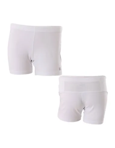 Shorts de compressão Wilson branco Wra344400100md |WILSON |WILSON Paddle WILSON