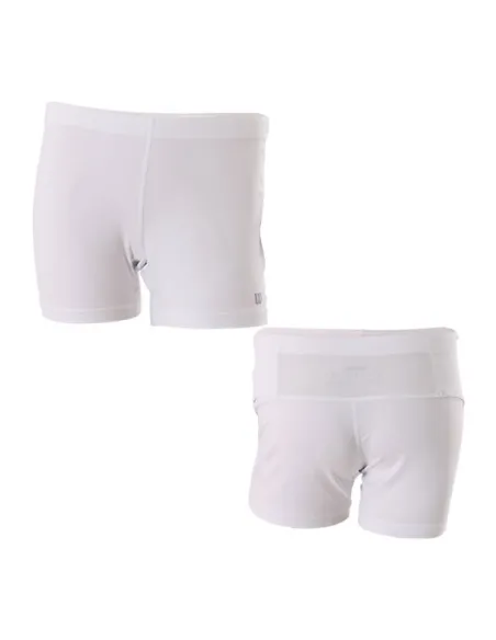 Shorts de compressão Wilson branco Wra344400100md |WILSON |WILSON Paddle WILSON