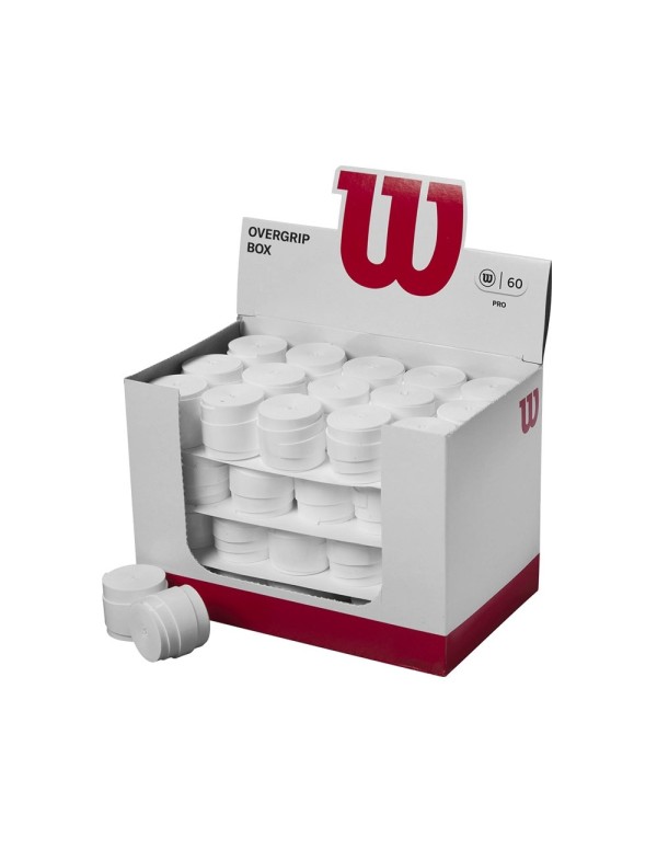 Wilson Pro Overgrip 60 Box Branco Wr8438201001 Caixa Overgrip |WILSON |Acessórios de remo