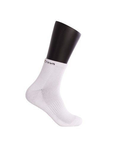 Black Crown Pro White Ankle Socks |BLACK CROWN |Padel clothing