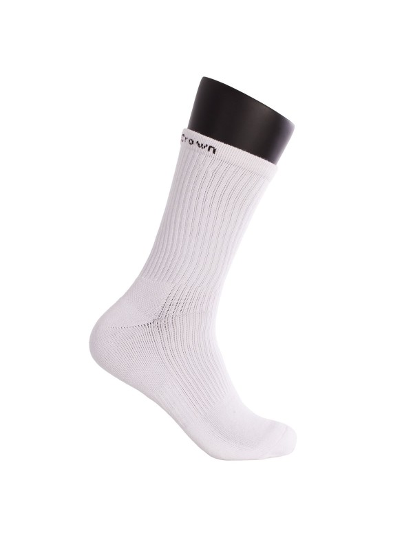 Pack 3 Chaussettes Hautes Black Crown Blanches