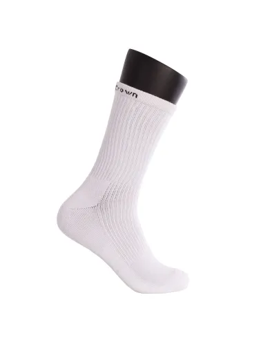 Pack of 3 Black Crown High White Socks |BLACK CROWN |Padel clothing