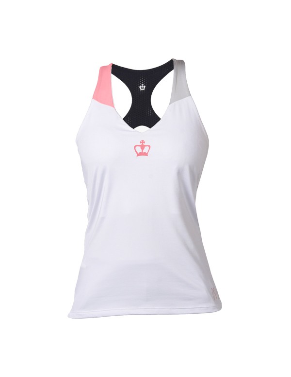 Camiseta Black Crown Marta Marrero 02 Moya Blanco/Coral