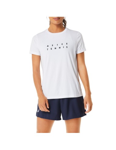 Asics Women Court Graphic Tee 2042a259-100 T-shirt femme |ASICS |Vêtements de padel ASICS